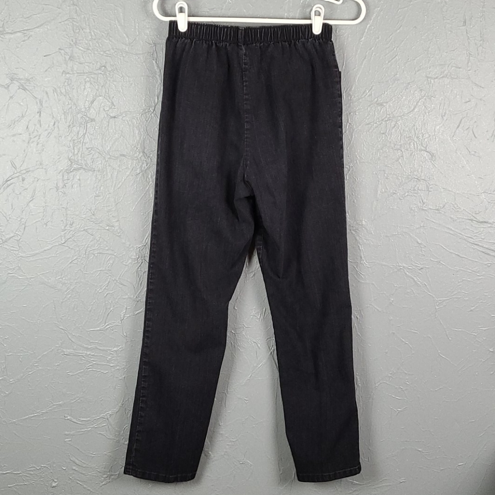 CHIC Vintage Black Tapered Leg Jeans - Picture 5 of 6